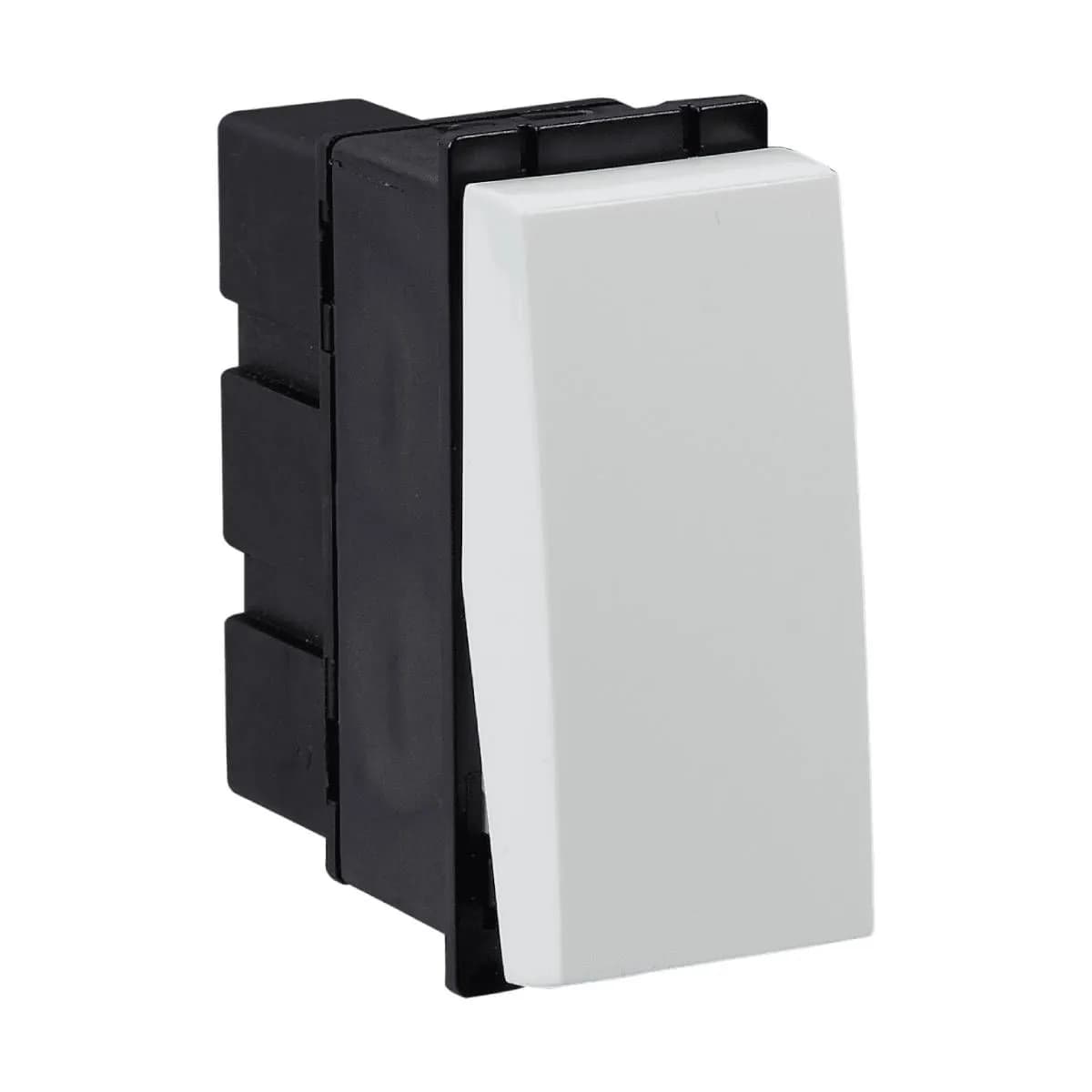 Havells 16 AX One Way Switch Murano Super Soft Switches - New White