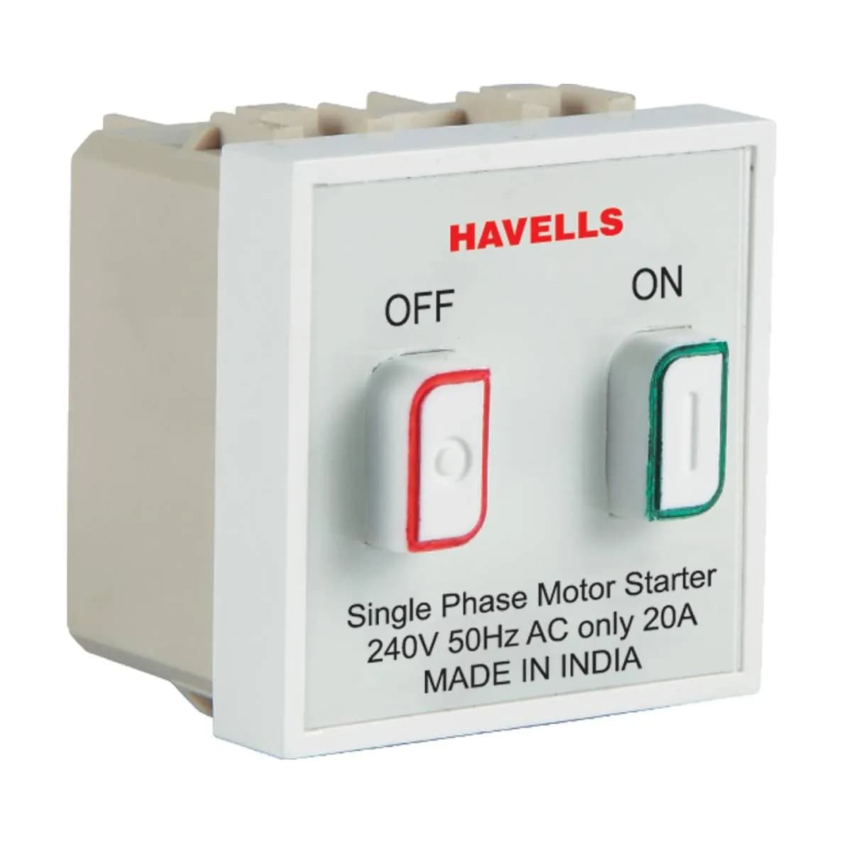 Havells 20 A Motor Starter Coral Series - Motor Starter & Mini MCB White